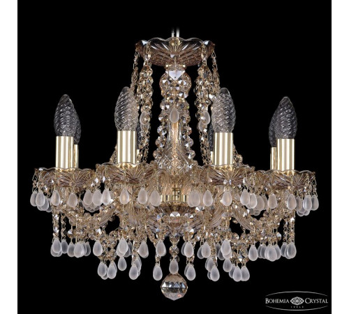 Подвесная люстра Bohemia Ivele Crystal 1410/8/141 G V0300 M721 Подвесная люстра Bohemia Ivele Crystal 1410/8/141 G V0300 M721