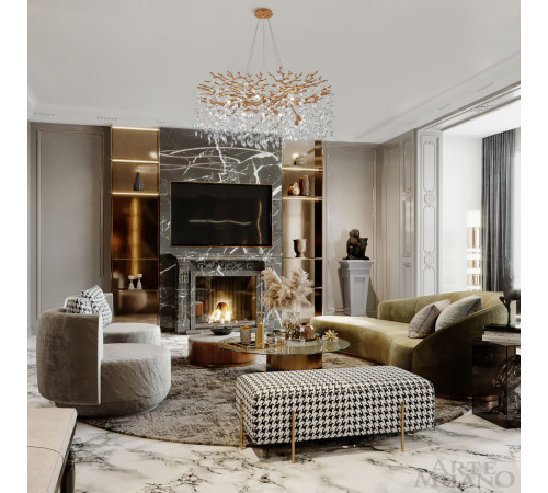 Подвесная люстра Arte Milano Milan 231901/D1000/14/B Pa