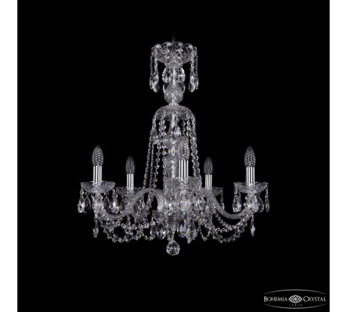 Подвесная люстра Bohemia Ivele Crystal 1402/5/195/XL-64 Ni Подвесная люстра Bohemia Ivele Crystal 1402/5/195/XL-64 Ni