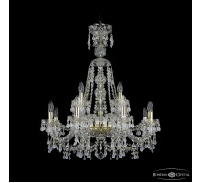Подвесная люстра Bohemia Ivele Crystal 1410/8+4/240/XL-80 G V0300