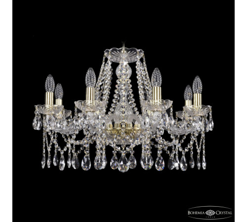 Подвесная люстра Bohemia Ivele Crystal 1413/8/220 G Подвесная люстра Bohemia Ivele Crystal 1413/8/220 G