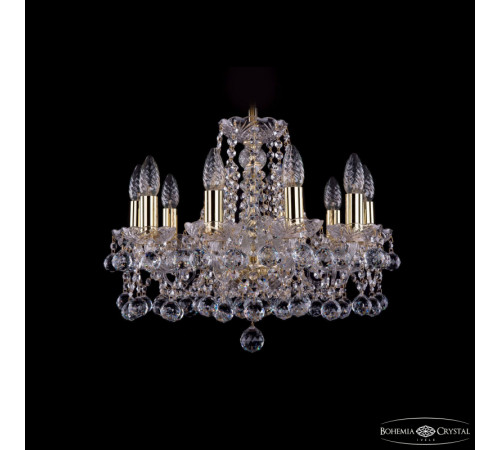 Подвесная люстра Bohemia Ivele Crystal 1413/10/165 G Balls Подвесная люстра Bohemia Ivele Crystal 1413/10/165 G Balls