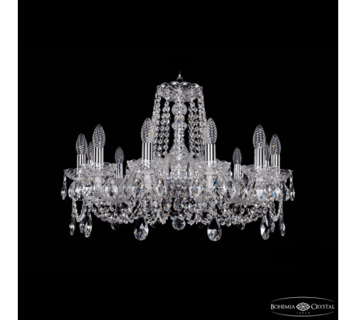 Подвесная люстра Bohemia Ivele Crystal 1402/12/240 Ni