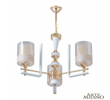 Подвесная люстра Arte Milano Florentia-6087 306087/3 Wh/Gd