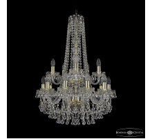 Подвесная люстра Bohemia Ivele Crystal 1409/10+5/195/h-83/2d G
