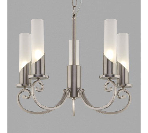 Подвесная люстра Eurosvet 60117/5 никель