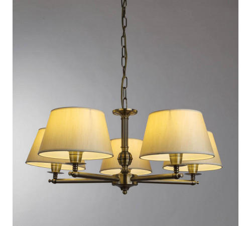 Подвесная люстра Arte Lamp York A2273LM-5AB Подвесная люстра Arte Lamp York A2273LM-5AB