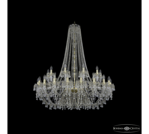 Подвесная люстра Bohemia Ivele Crystal 1410/20+10/400/h-130 G V0300 Подвесная люстра Bohemia Ivele Crystal 1410/20+10/400/h-130 G V0300