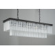 Подвесная люстра Delight Collection 1920s Odeon KR0387P-10C/P black/frost