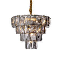 Подвесная люстра Delight Collection Amazone KG1113P-7 chrome/smoky