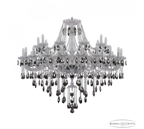 Подвесная люстра Bohemia Ivele Crystal 1415/20+10/460 Ni K731 Подвесная люстра Bohemia Ivele Crystal 1415/20+10/460 Ni K731