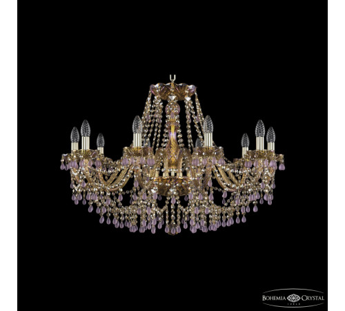 Подвесная люстра Bohemia Ivele Crystal 1410/10/300 G V7010 M777 Подвесная люстра Bohemia Ivele Crystal 1410/10/300 G V7010 M777