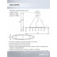 Подвесная люстра Lumien Hall Daneil LH0057/6PO-CR-CL