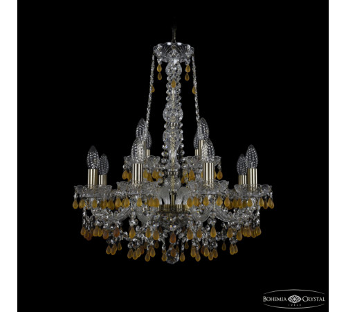 Подвесная люстра Bohemia Ivele Crystal 1410/8+4/195/h-63 Pa V1003 Подвесная люстра Bohemia Ivele Crystal 1410/8+4/195/h-63 Pa V1003