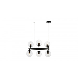 Подвесная люстра Lumina Deco Ceredo LDP 6034-6 RND BK