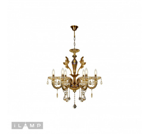 Подвесная люстра iLamp Asia 81069-6 BR Подвесная люстра iLamp Asia 81069-6 BR