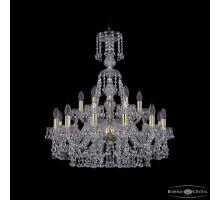 Подвесная люстра Bohemia Ivele Crystal 1409/12+6/240/XL-76 G