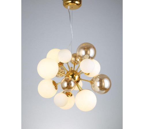 Подвесная люстра Lumina Deco Galaksida LDP 8565-10/16 GD+TEA