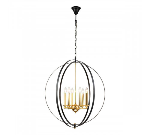 Подвесная люстра iLamp Element 9977-800 GoldBlack Подвесная люстра iLamp Element 9977-800 GoldBlack