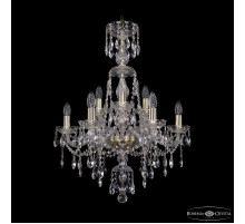 Подвесная люстра Bohemia Ivele Crystal 1415/6+3/200/XL-77 G