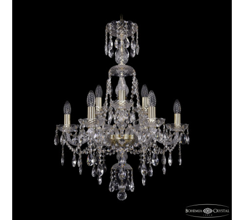 Подвесная люстра Bohemia Ivele Crystal 1415/6+3/200/XL-77 G Подвесная люстра Bohemia Ivele Crystal 1415/6+3/200/XL-77 G