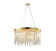 Подвесная люстра Lumien Hall Dzhillian LH0048/8P-GD-CL