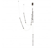Подвесная люстра Indigo Corda 14010/3P Chrome V000061L