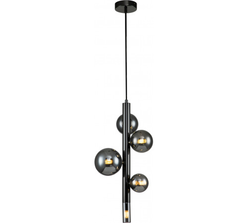Подвесная люстра Indigo Canto 11026/5P Black V000238
