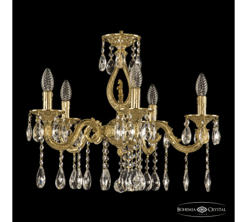 Подвесная люстра Bohemia Ivele Crystal Florence 71401/5/175 A G FH1S Подвесная люстра Bohemia Ivele Crystal Florence 71401/5/175 A G FH1S