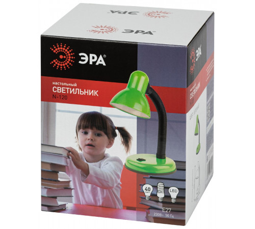 Настольная лампа Эра N-120-Е27-40W-GR Б0058664