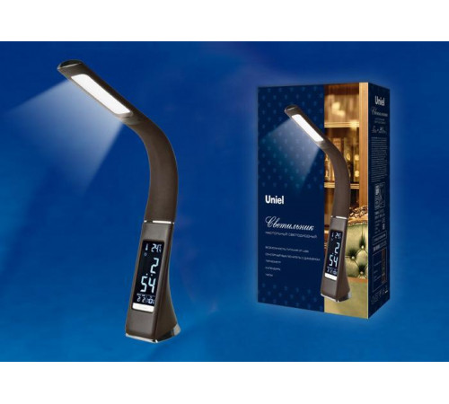 Настольная лампа (UL-00001817) Uniel TLD-542 Brown/LED/300Lm/5000K/Dimmer