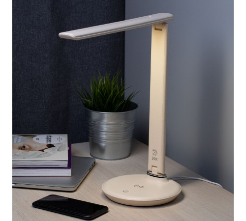 Настольная лампа Эра NLED-504-10W-BG Б0057198