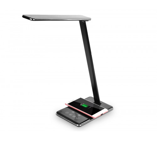Настольная лампа с беспроводной зарядкой и USB портом Ambrella Light Desk DE582 Настольная лампа с беспроводной зарядкой и USB портом Ambrella Light Desk DE582