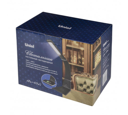 Настольная лампа (UL-00006473) Uniel TLD-565 Brown/LED/360Lm/3000-6000K/Dimmer/WR