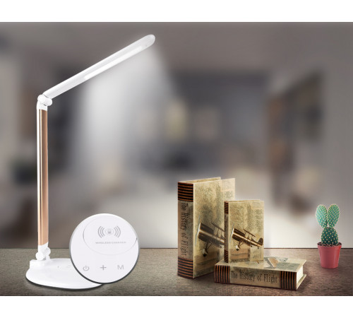 Настольная лампа с беспроводной зарядкой Ambrella Light DESK DE525 Настольная лампа с беспроводной зарядкой Ambrella Light DESK DE525