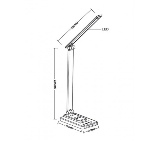 Настольная лампа Arte Lamp William A5122LT-1WH Настольная лампа Arte Lamp William A5122LT-1WH