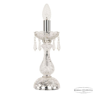 Настольная лампа Bohemia Ivele Crystal 104L/1-27 Ni