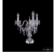 Настольная лампа Bohemia Ivele Crystal 1403L/3/141-39 Ni