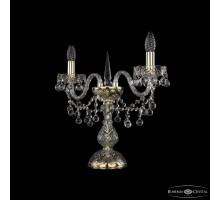 Настольная лампа Bohemia Ivele Crystal 1409L/2/141-39 G
