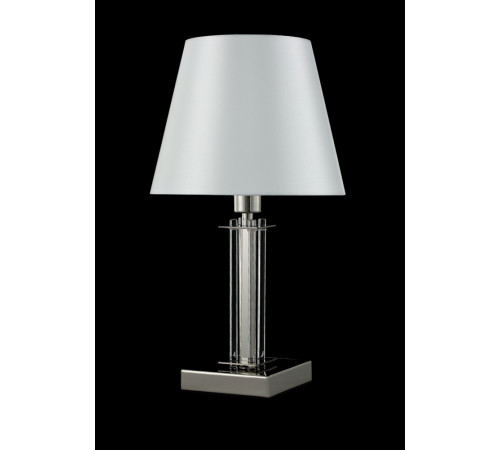 Настольная лампа Crystal Lux Nicolas NICOLAS LG1 NICKEL/WHITE Настольная лампа Crystal Lux Nicolas NICOLAS LG1 NICKEL/WHITE