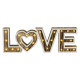 Настольная лампа декоративная Globo Love 29976