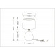Настольная лампа Arte Lamp Wurren A5016LT-1WH
