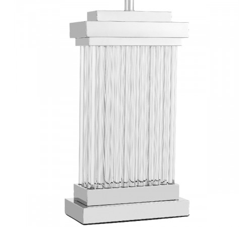Настольная лампа Lumina Deco Davos LDT 310 CHR+WT Настольная лампа Lumina Deco Davos LDT 310 CHR+WT