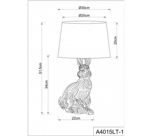 Настольная лампа Arte Lamp Izar A4015LT-1WH Настольная лампа Arte Lamp Izar A4015LT-1WH