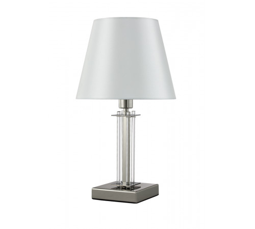 Настольная лампа Crystal Lux Nicolas NICOLAS LG1 NICKEL/WHITE Настольная лампа Crystal Lux Nicolas NICOLAS LG1 NICKEL/WHITE