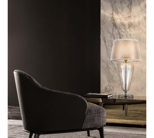 Настольная лампа Maytoni Verre Z005TL-01CH Настольная лампа Maytoni Verre Z005TL-01CH