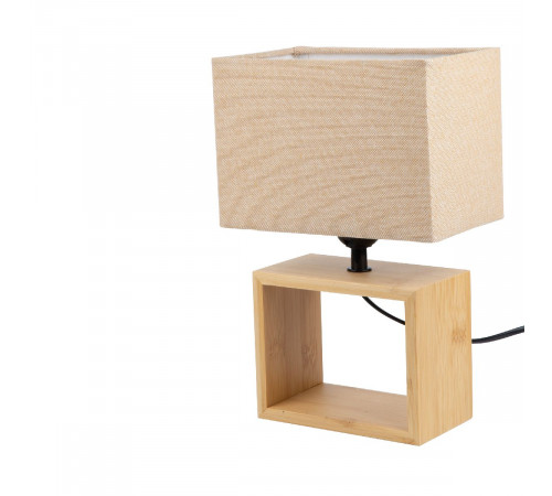 Настольная лампа Uniel UML-B401 E27 LIGHT GREY/WOOD UL-00010956