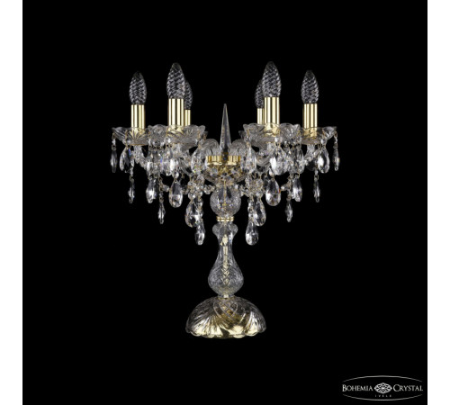 Настольная лампа Bohemia Ivele Crystal 1415L/6/141-47 G Настольная лампа Bohemia Ivele Crystal 1415L/6/141-47 G