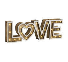 Настольная лампа декоративная Globo Love 29976