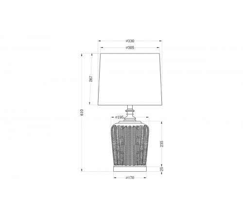 Настольная лампа Garda Decor 22-88237 Настольная лампа Garda Decor 22-88237